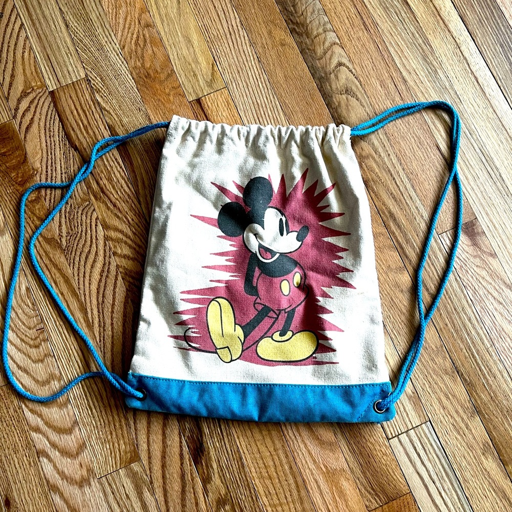 Mickey Mouse back pack.